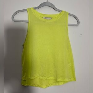 Athleta Vibrant Yellow Tank Top